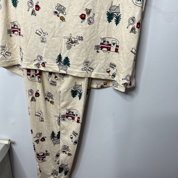 Womens 2pc camping pajama lounge set nwt - Picture 7 of 15